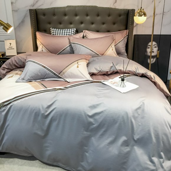 Luxury Brushed Cotton Bedding Set of Four - Picture 3 of 15